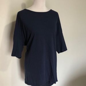 LuLaRoe Solid Navy Blue Irma Tunic